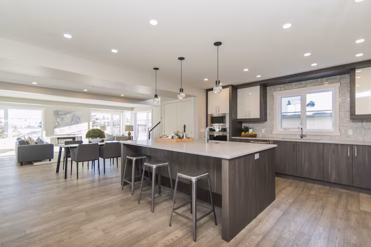 Beautiful modern renovated home interior